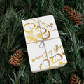 * Wrapped in Royalty — Gold Foil Gift Wrap Paper