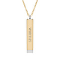 Worthy — C2C Hidden Message Bar Necklace