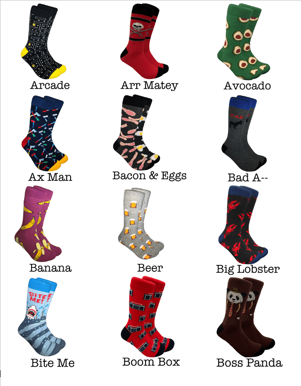 No Days Off — B2B Bold Stripe Crew Socks