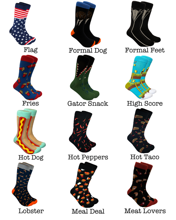 No Days Off — B2B Bold Stripe Crew Socks