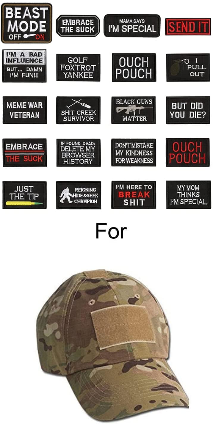 * Say It Without Speaking — Tactical Morale Patch Set (20-Piece)