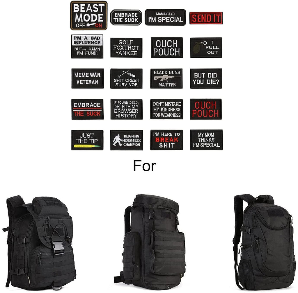 * Say It Without Speaking — Tactical Morale Patch Set (20-Piece)