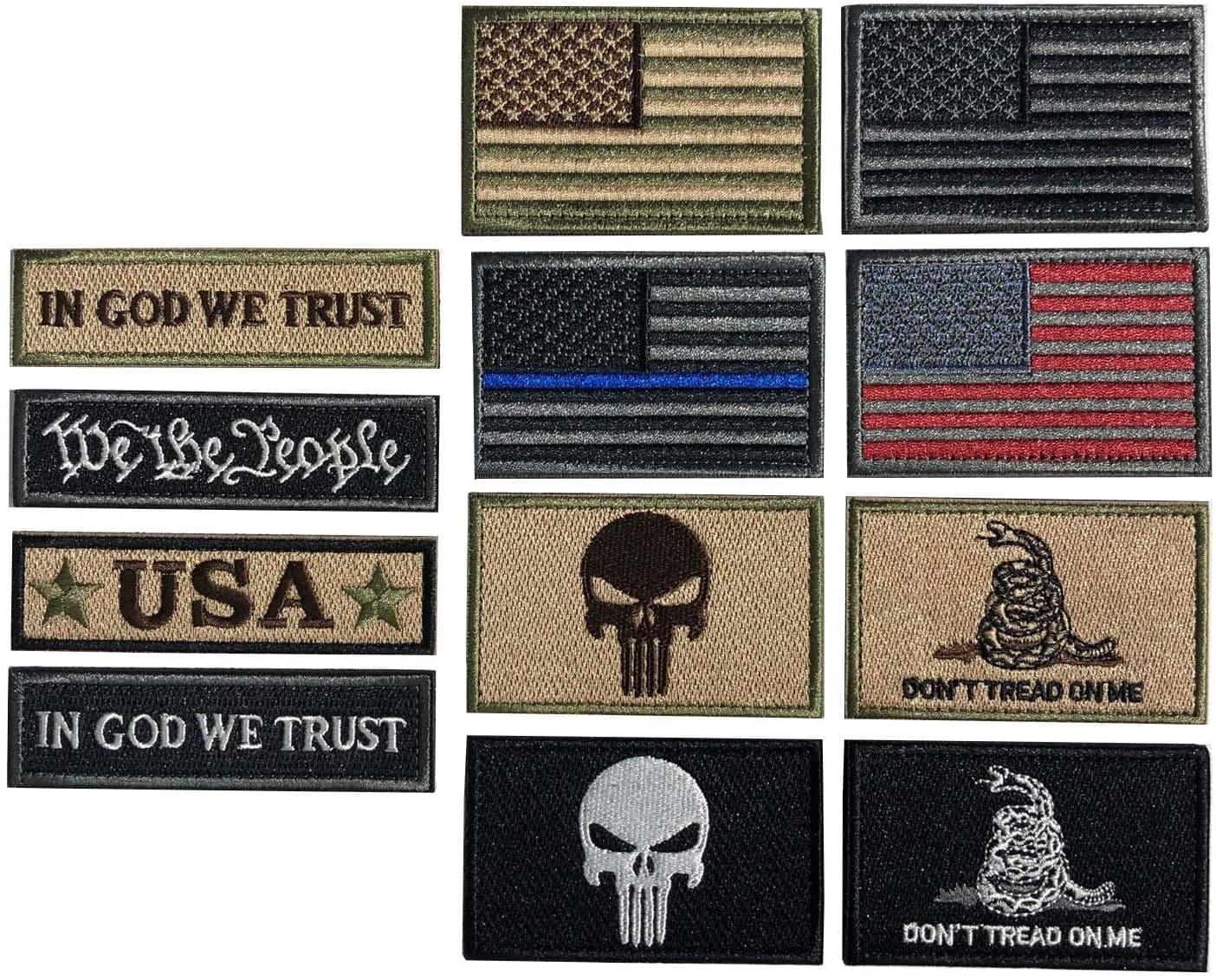 * Stitched in Strength — ANTARCTICA 12‑Piece Morale Patch Set