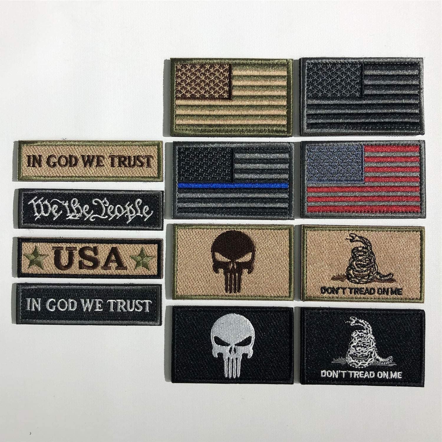 * Stitched in Strength — ANTARCTICA 12‑Piece Morale Patch Set
