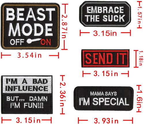 * Say It Without Speaking — Tactical Morale Patch Set (20-Piece)