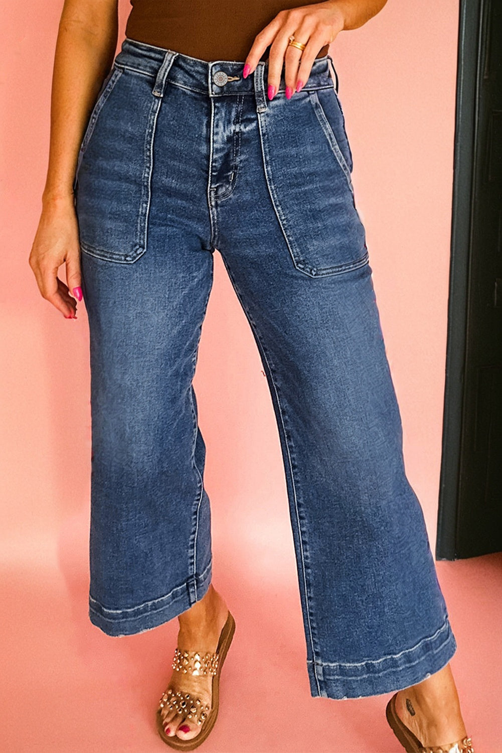 Built Different — S4S High Rise Wide Leg Jeans