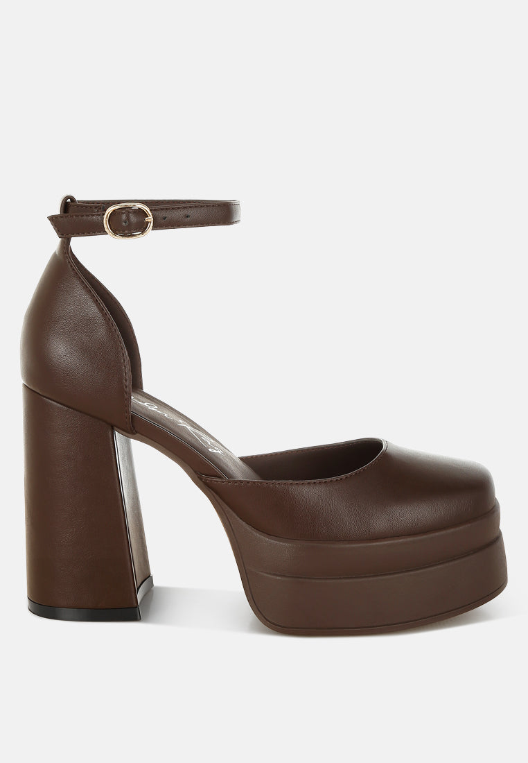 Authority Walk — S4S Chunky Buckled Heels