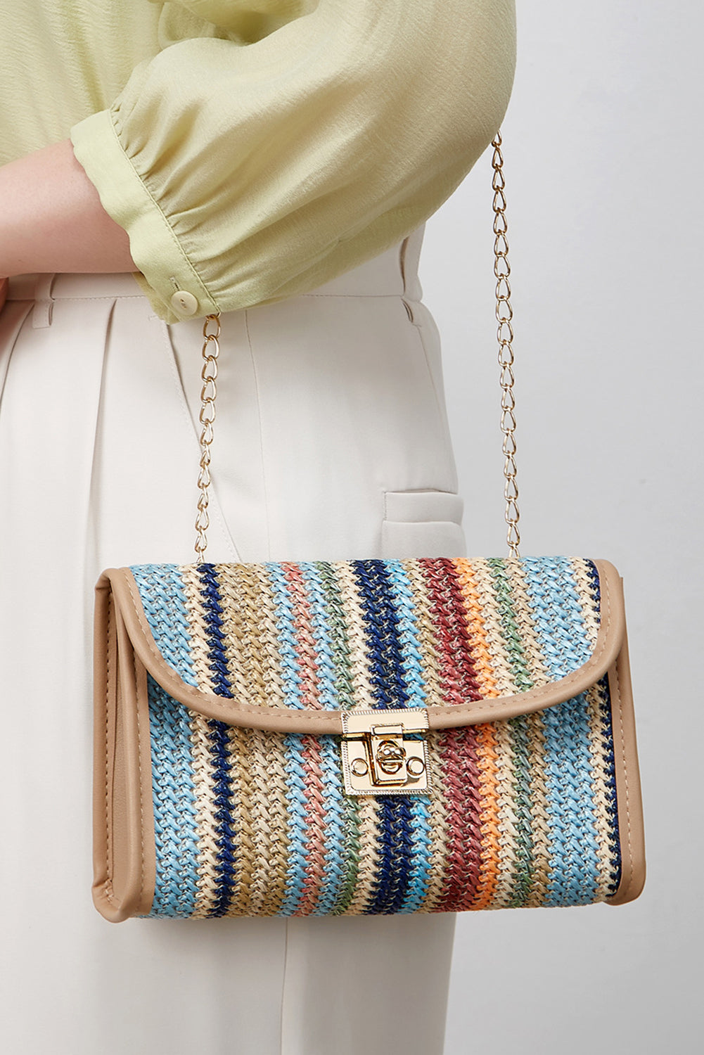 Threaded Truth — C2C Crochet Flap Bag