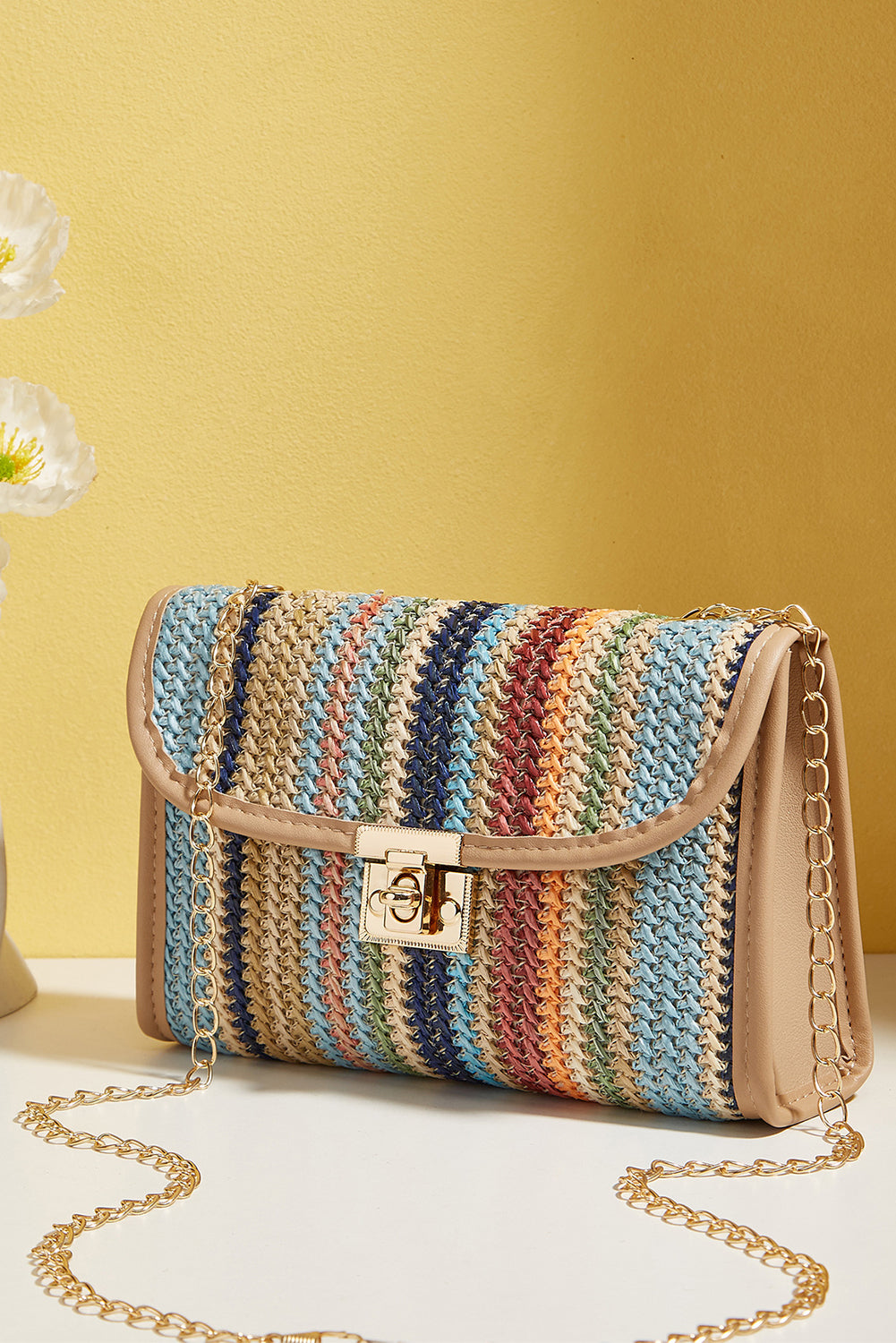 Threaded Truth — C2C Crochet Flap Bag