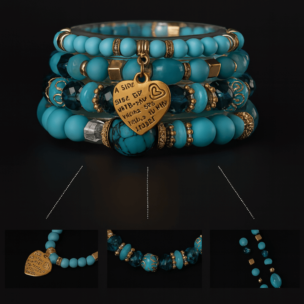 Truth Threads — TWO Bohemian Beaded Bracelet Set
