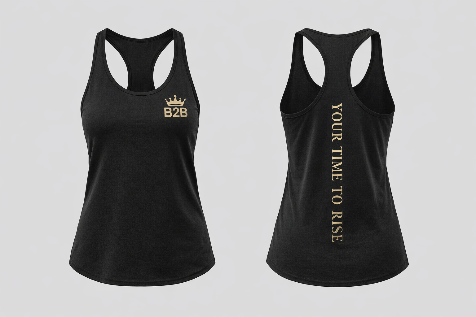 * Rise for Your Crown — C2C Racerback Tank