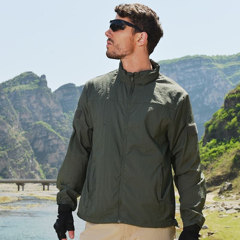 *Run Through Resistance — ANTARCTICA Sun‑Shield Performance Jacket
