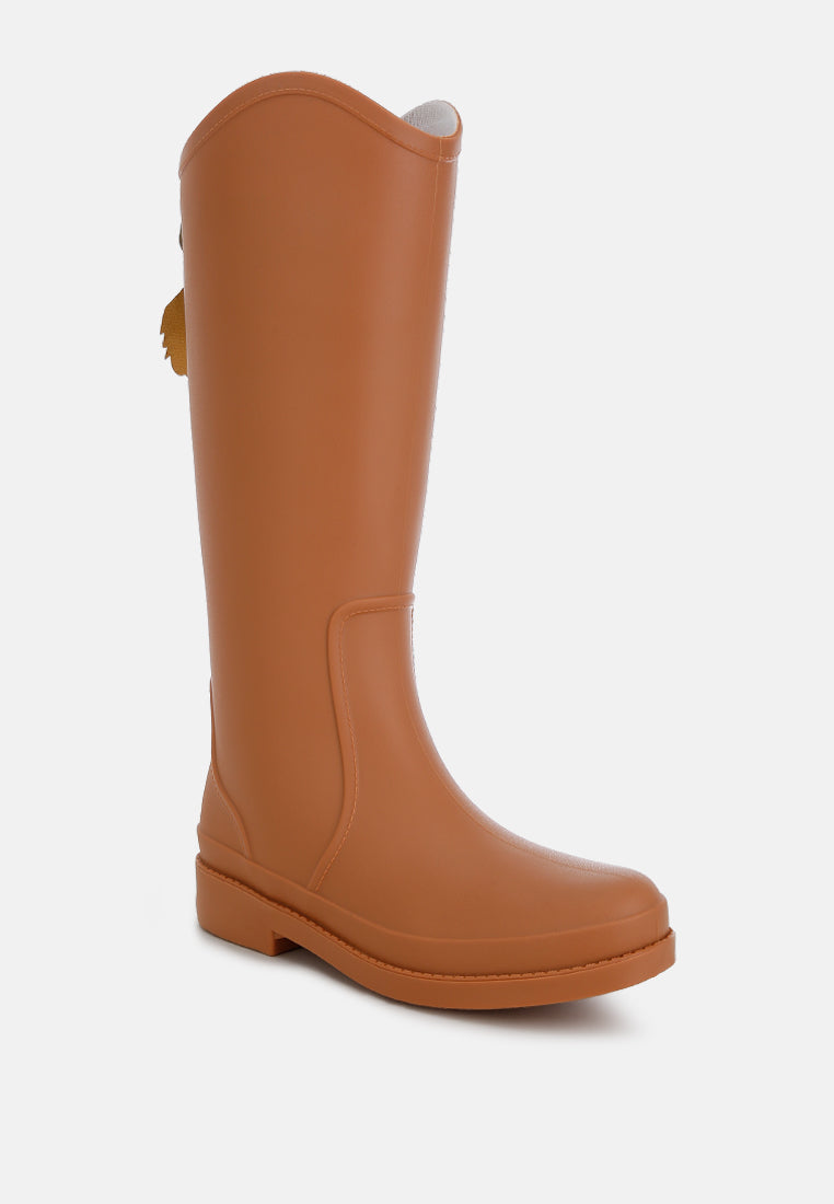 Sovereign Steps —C2C Charm Detail Calf Boots