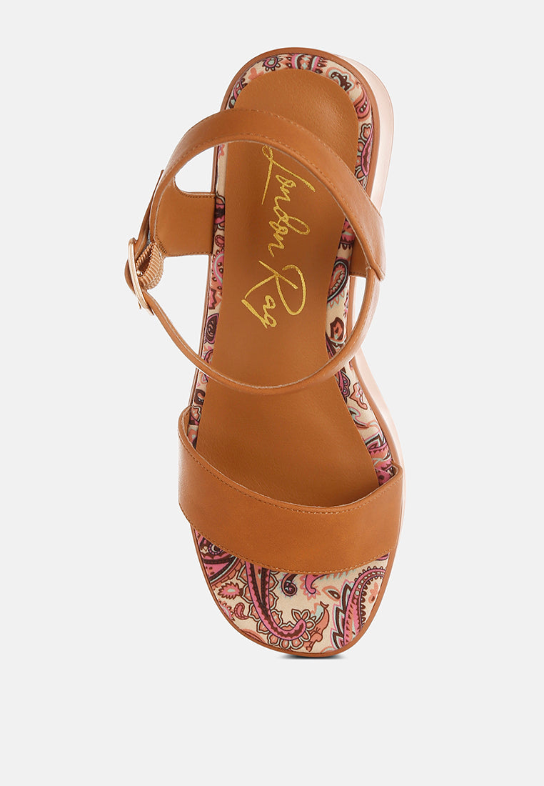 Crown the Night — C2C Pin Buckle Platform Heels