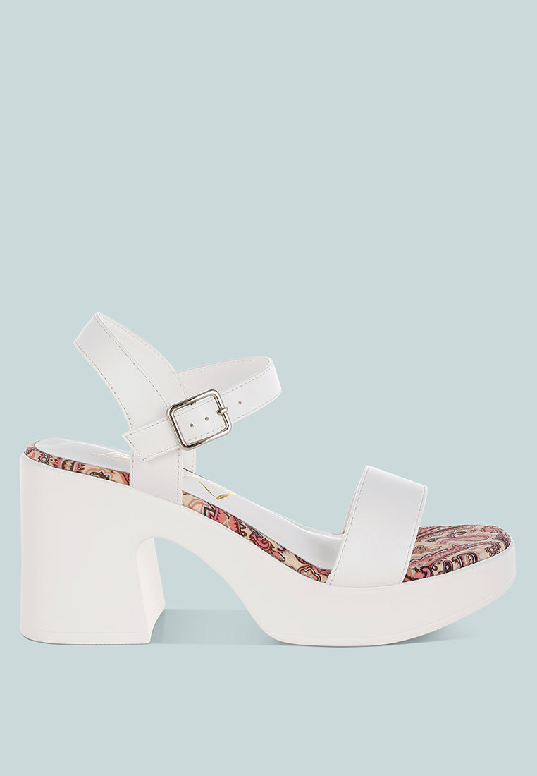 Crown the Night — C2C Pin Buckle Platform Heels