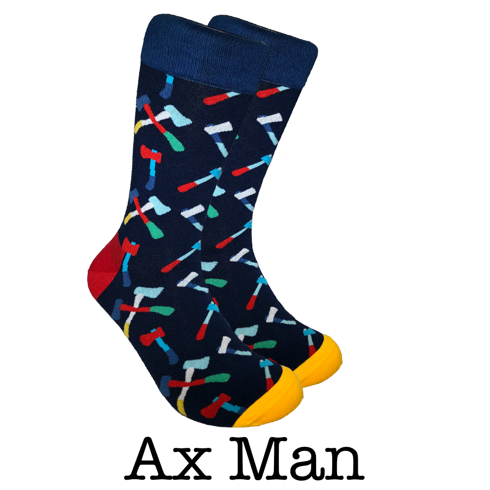 No Days Off — B2B Bold Stripe Crew Socks
