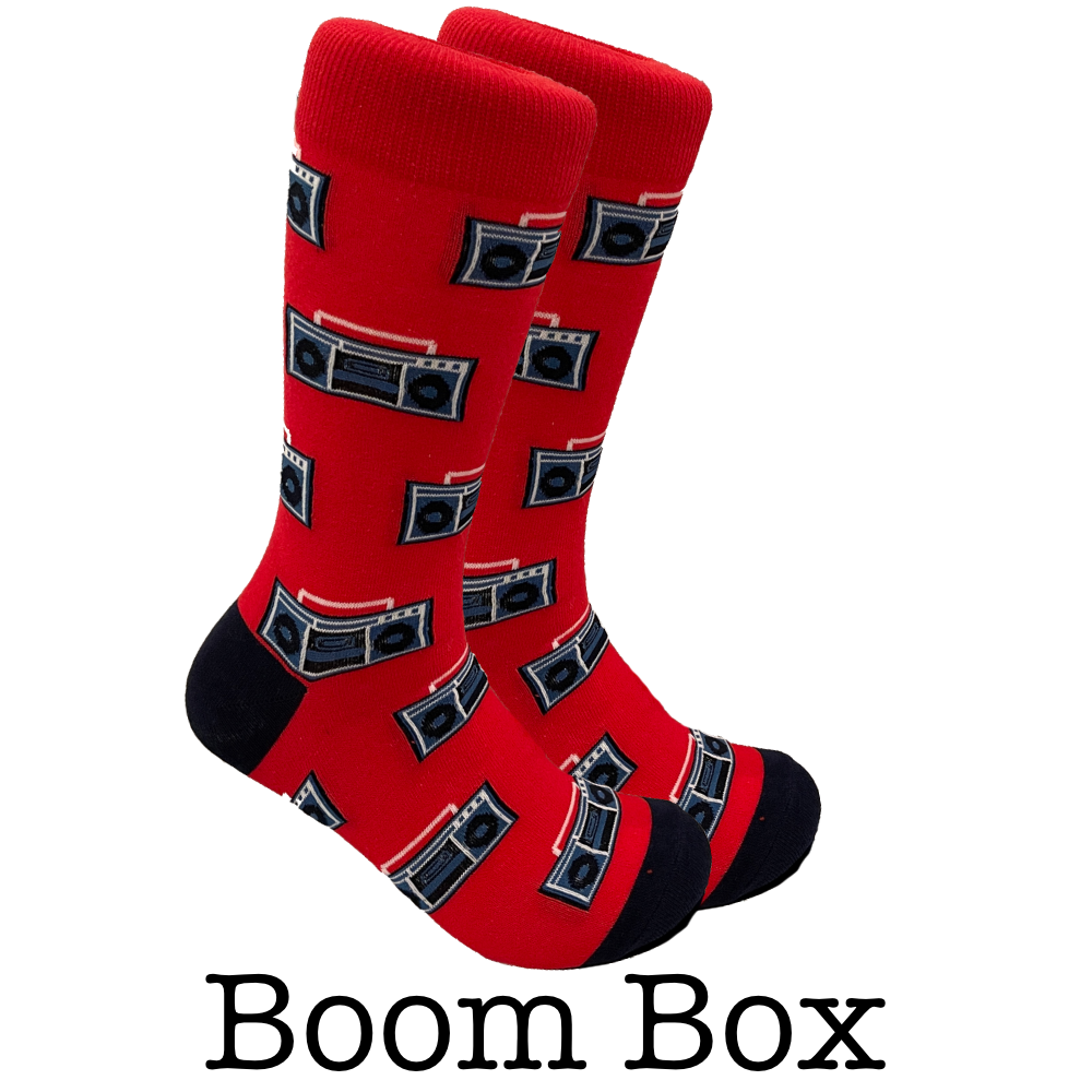 No Days Off — B2B Bold Stripe Crew Socks