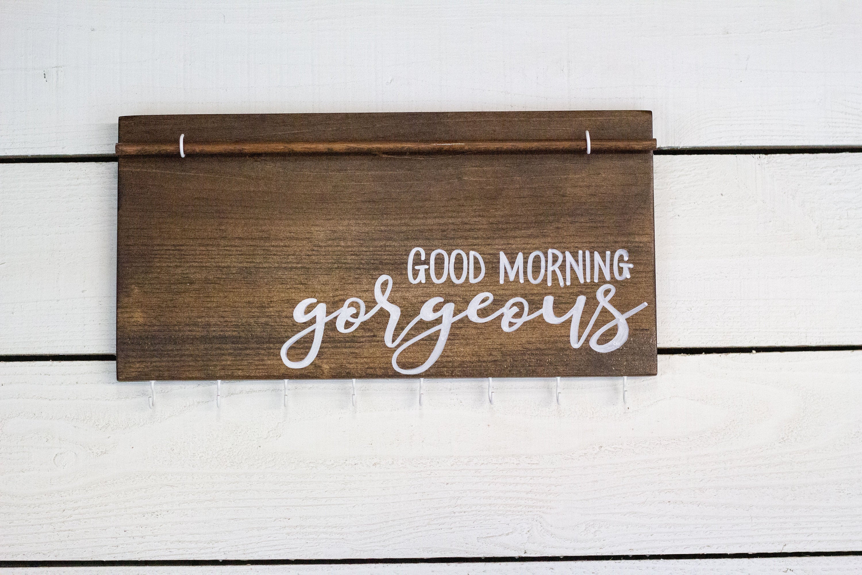 Good Morning Gorgeous Wall Mounted Jewelry Organizer-4